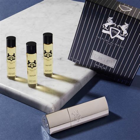 parfums de marly travel set.